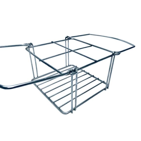 Wire Condiment Caddy with Folding Handles - Picture 1 of 4